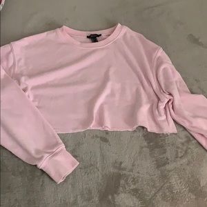 Pink Cropped sweater